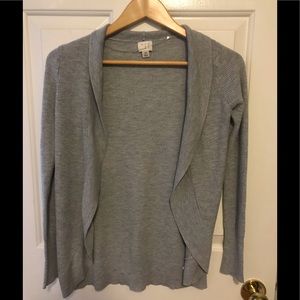 Women's Long Sleeve Ribbed Cuff Cardigan